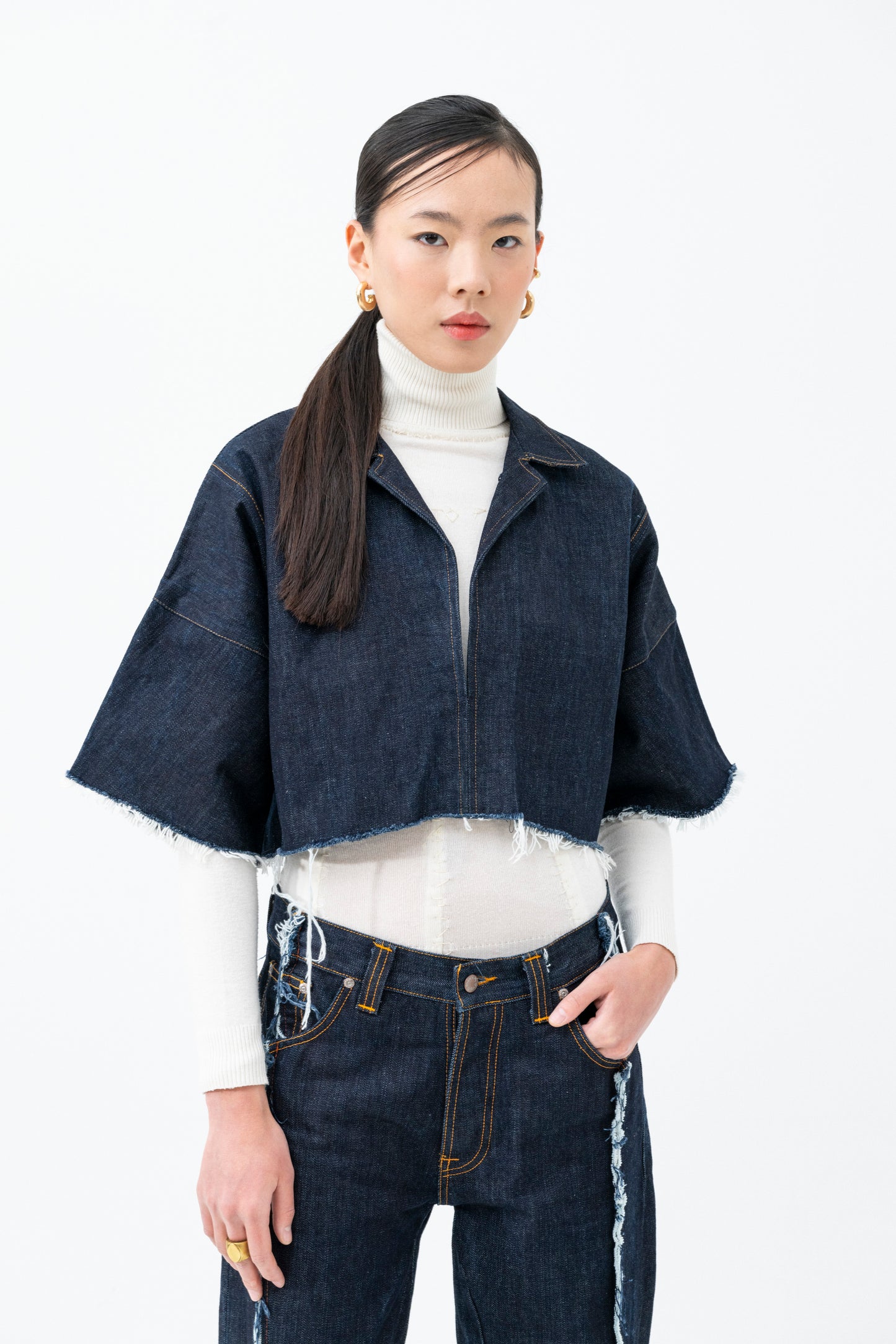 Raw Denim Top