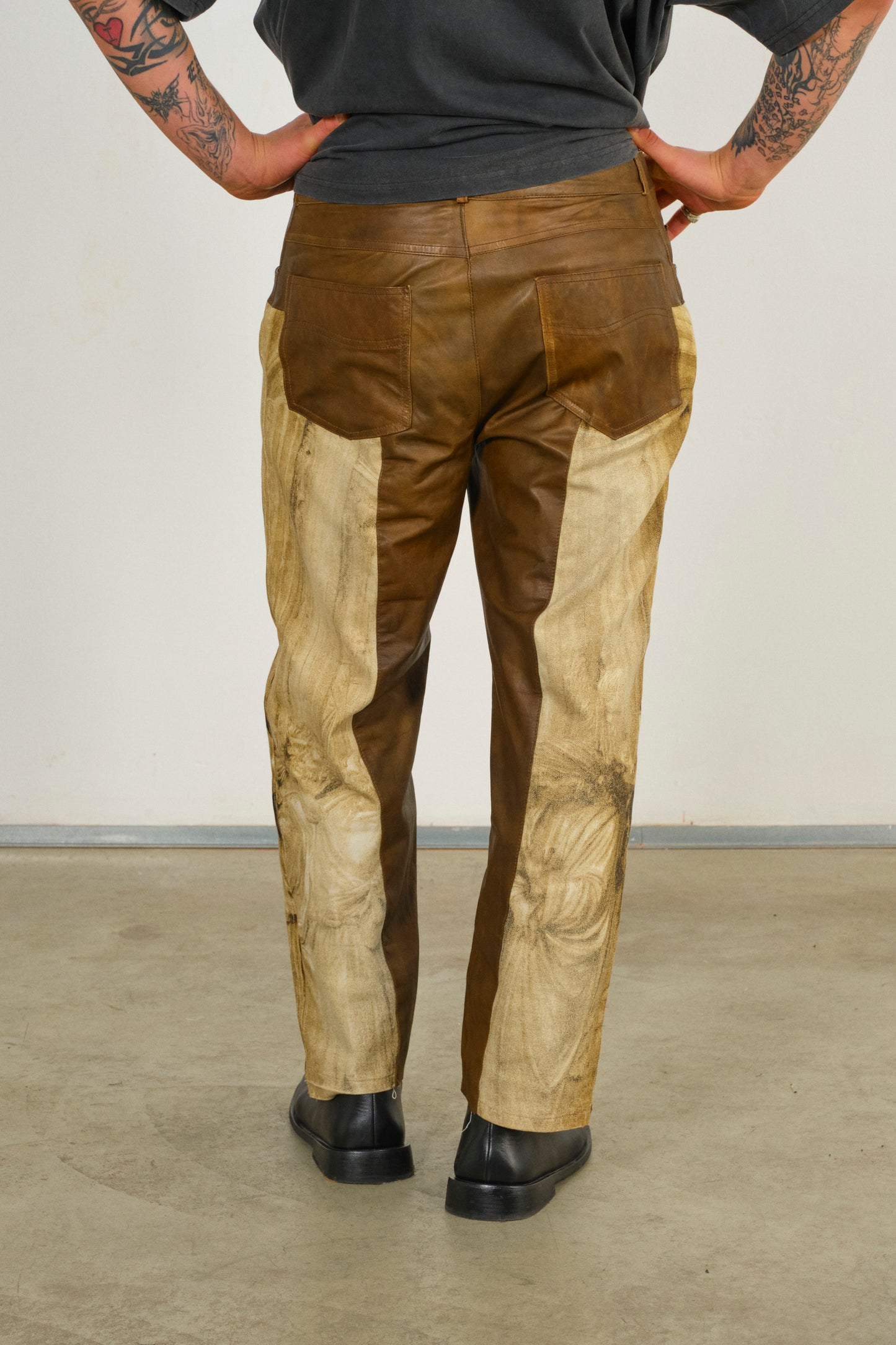 Rinascimento Leather Pants